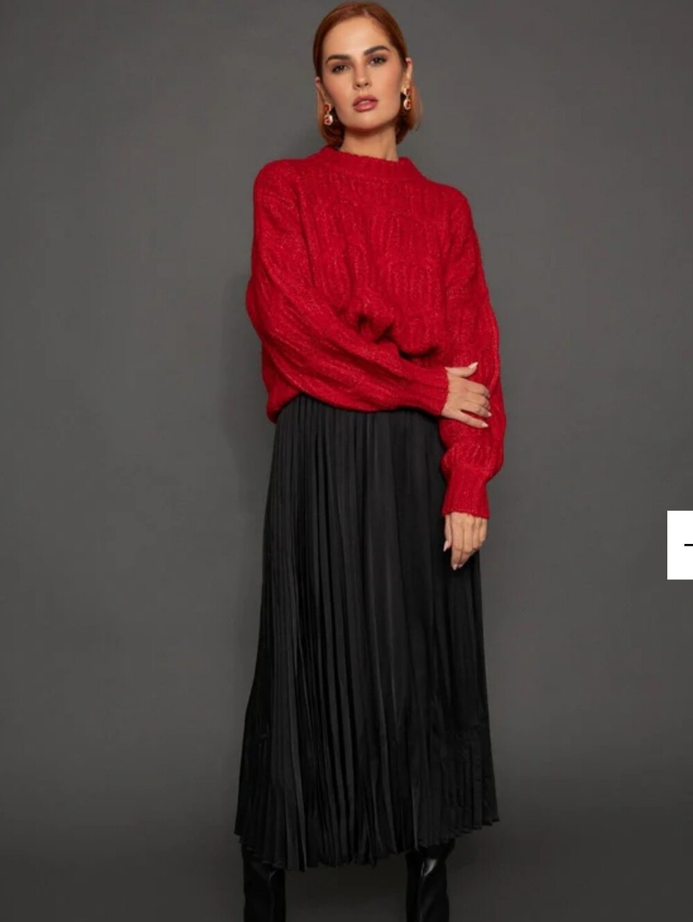 H&M Black Elastic Waist Skirt
